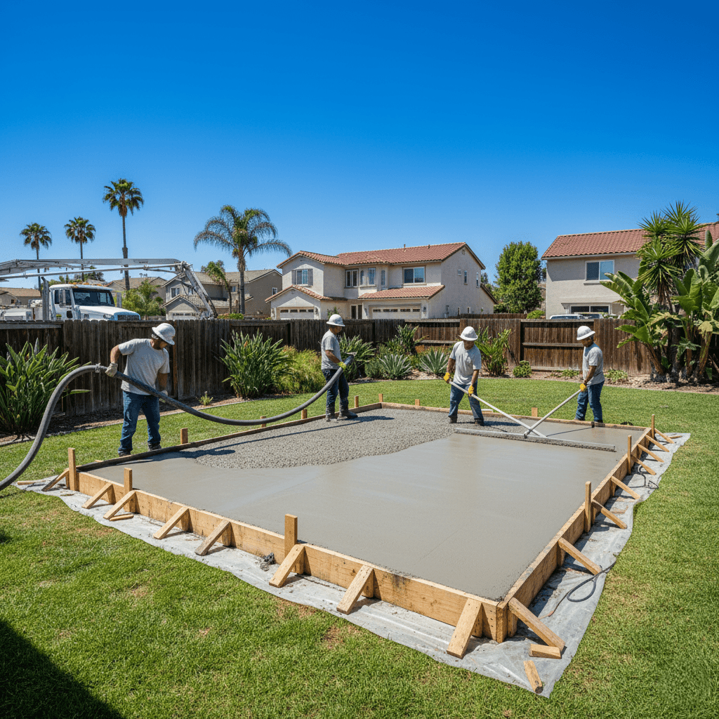 concrete slab norwalk ca