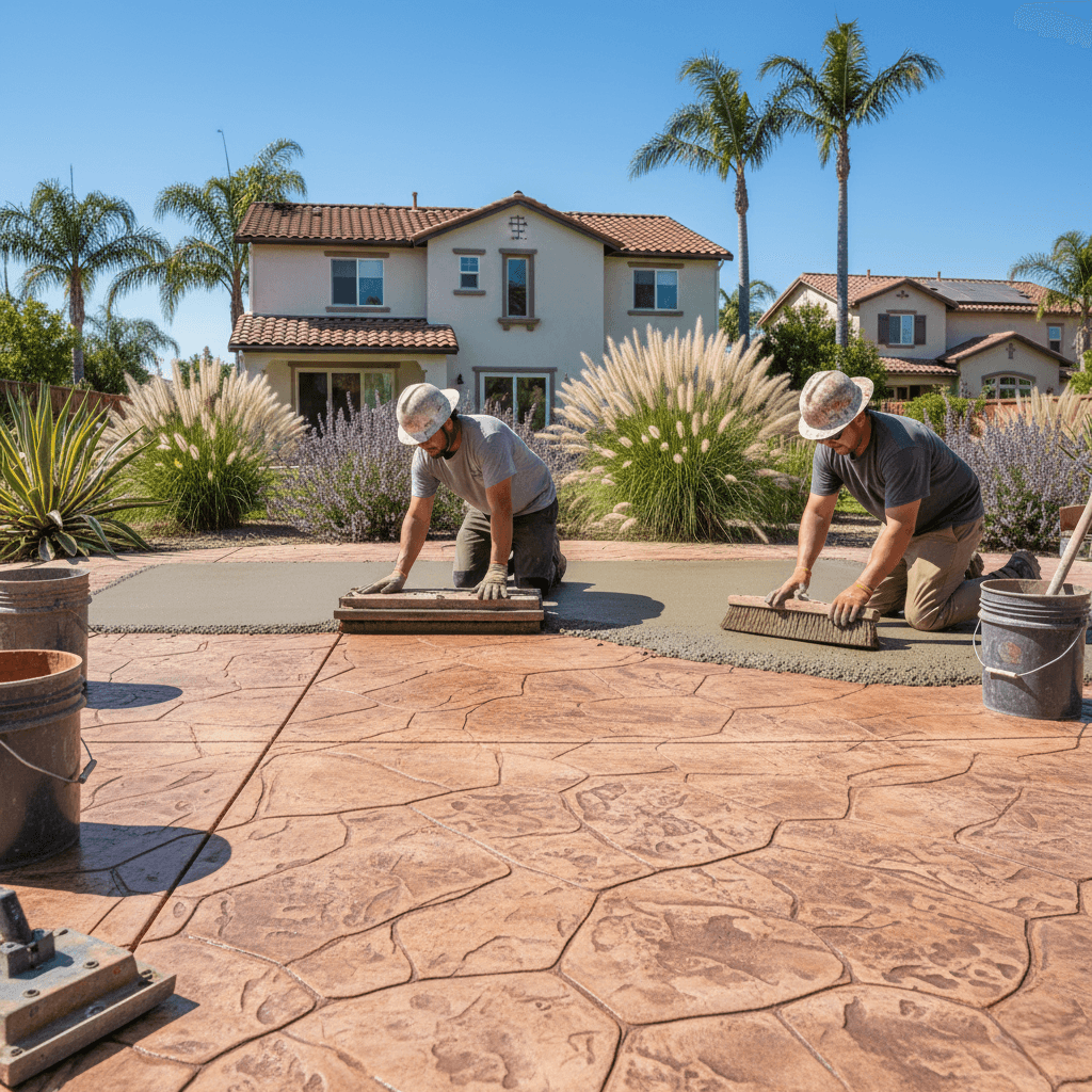 stamped concrete norwalk ca