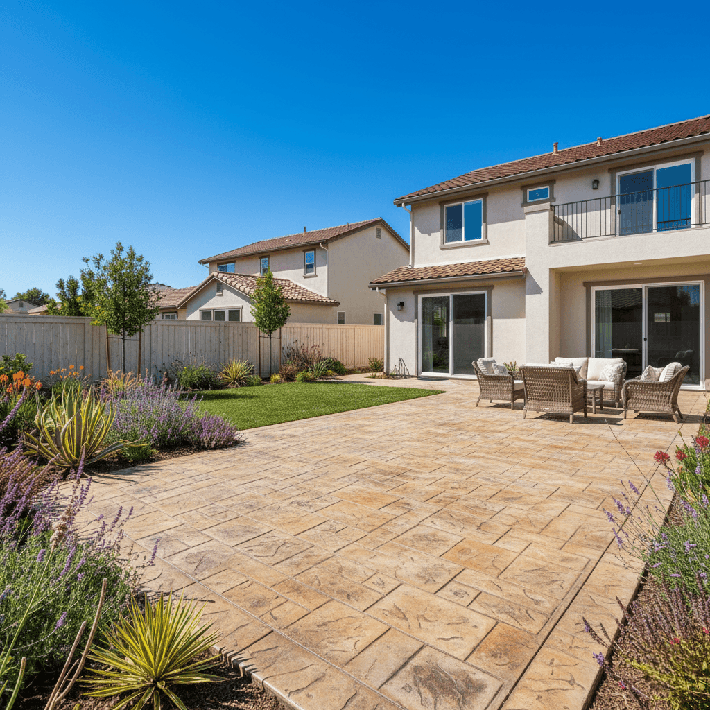 stamped concrete patio norwalk ca